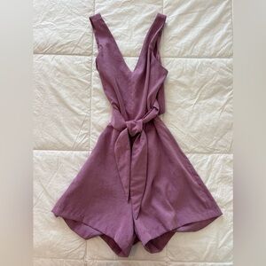 Purple romper